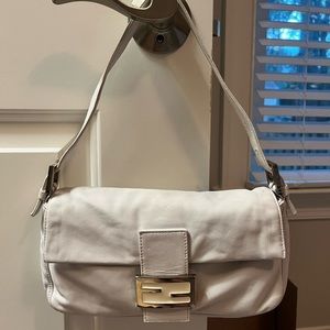 Vintage Fendi Leather Baguette